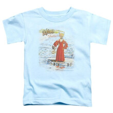 Trevco Sportswear PERRY258-KT-1 Genesis Large Foxtrot Toddler Short Sleeve T-Shirt, Light Blue - Large 4T