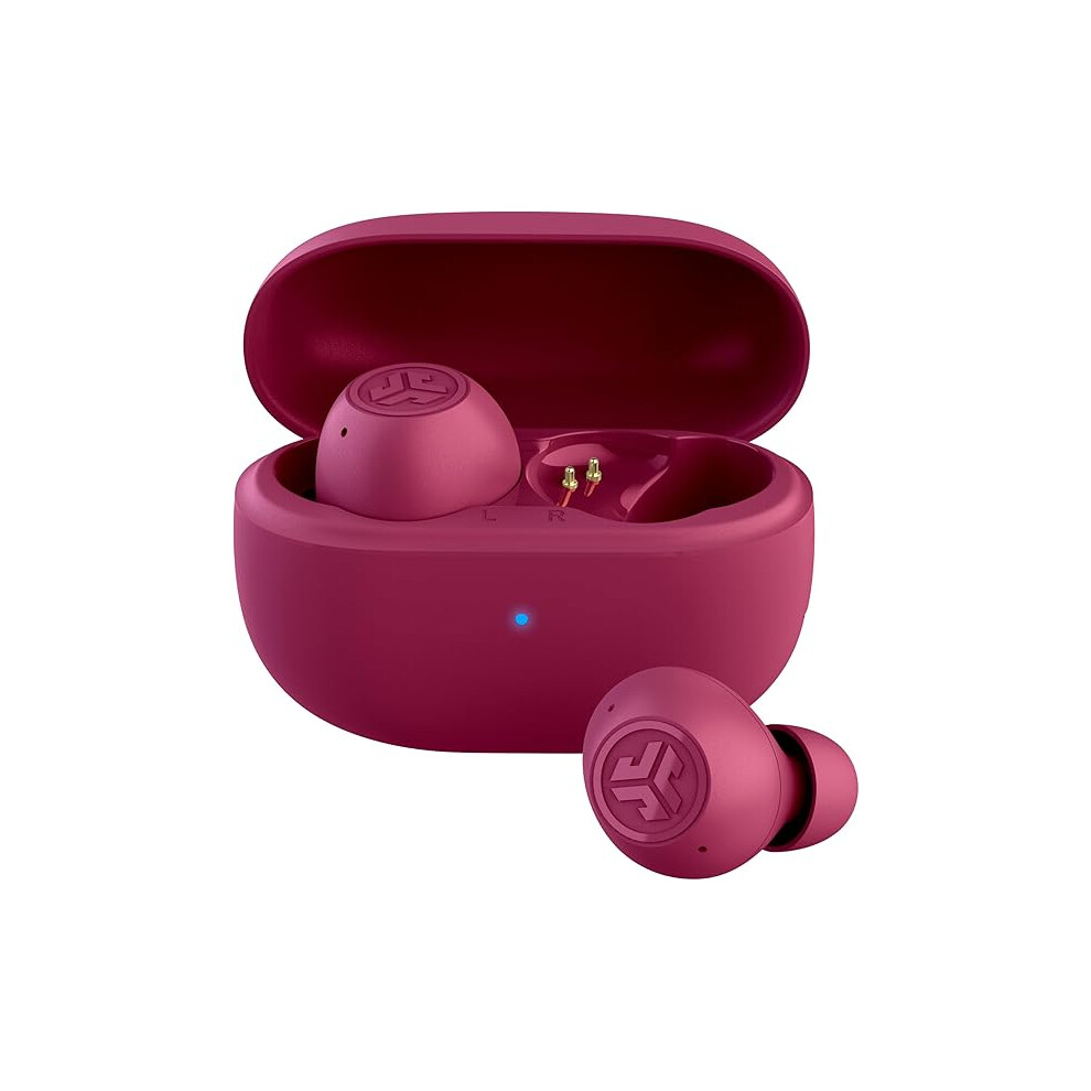 Jlab Go Pop Anc Active Noise Cancelling Earbuds, Bluetooth Earphones, 24+ Hr Playtime Wireless Headphones Fuchsia 2025 Model
