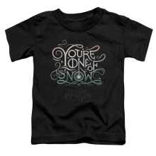 Trevco Sportswear WB235-KT-1 Fantastic Beasts One of Us Toddler Short Sleeve T-Shirt, Black - Large 4T