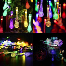 50 LED Multi Color Solar String Lights Outdoor Garden String Fairy Lights