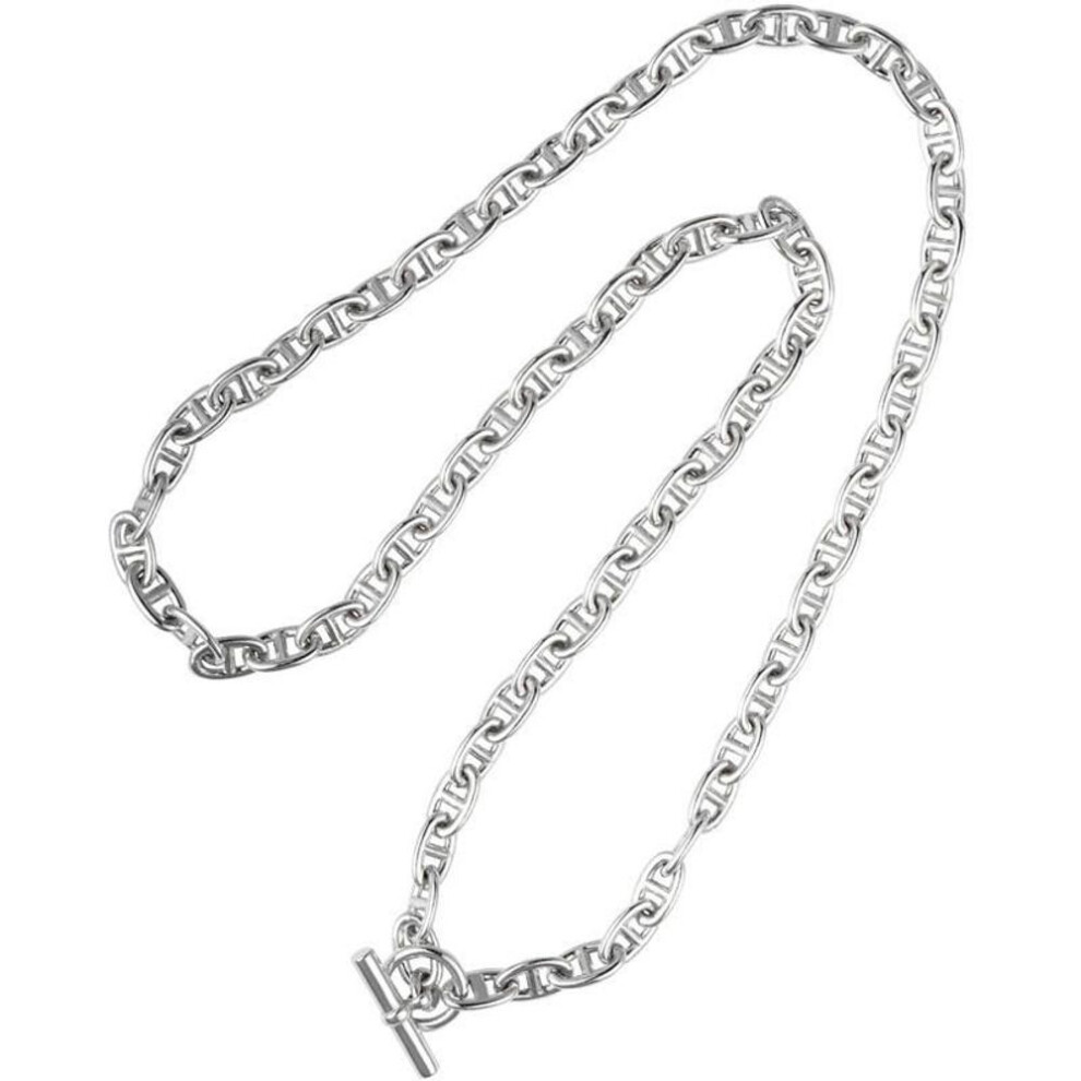 s925 Silver-plated Hip-hop Clavicle Necklace: Creative, Versatile, Trendy Design For Women