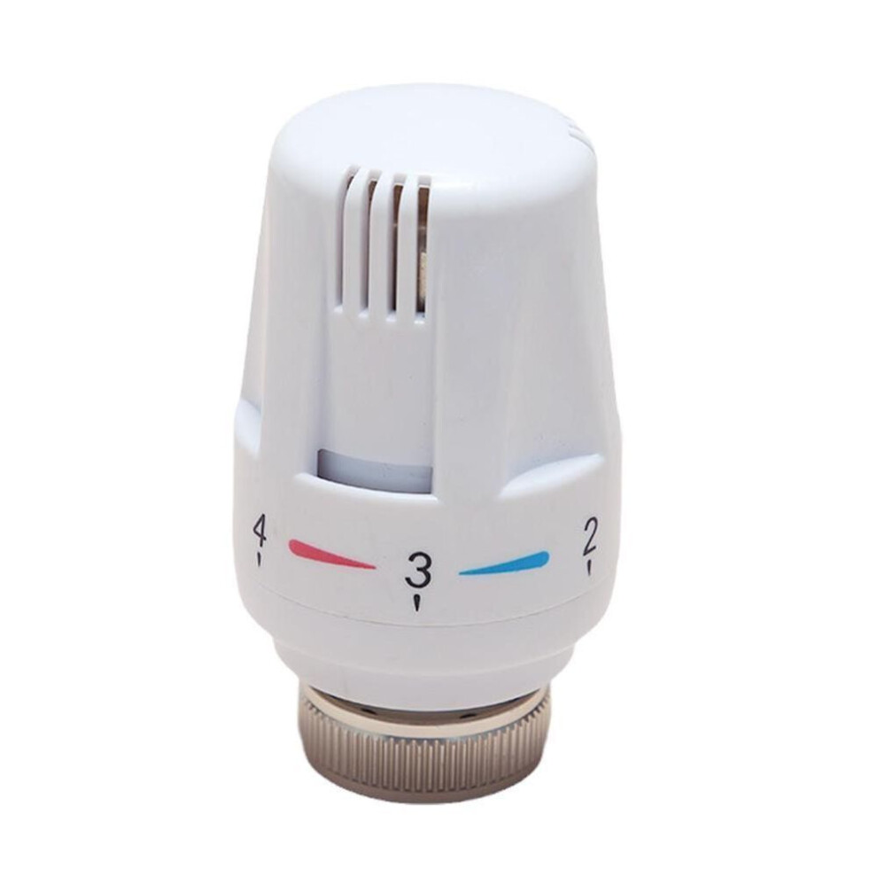 (white-One-size) Radiator Thermostatic Control Valve Adjustable Floor Thermostat Heating Valve Control M30*1.5 T X8W0