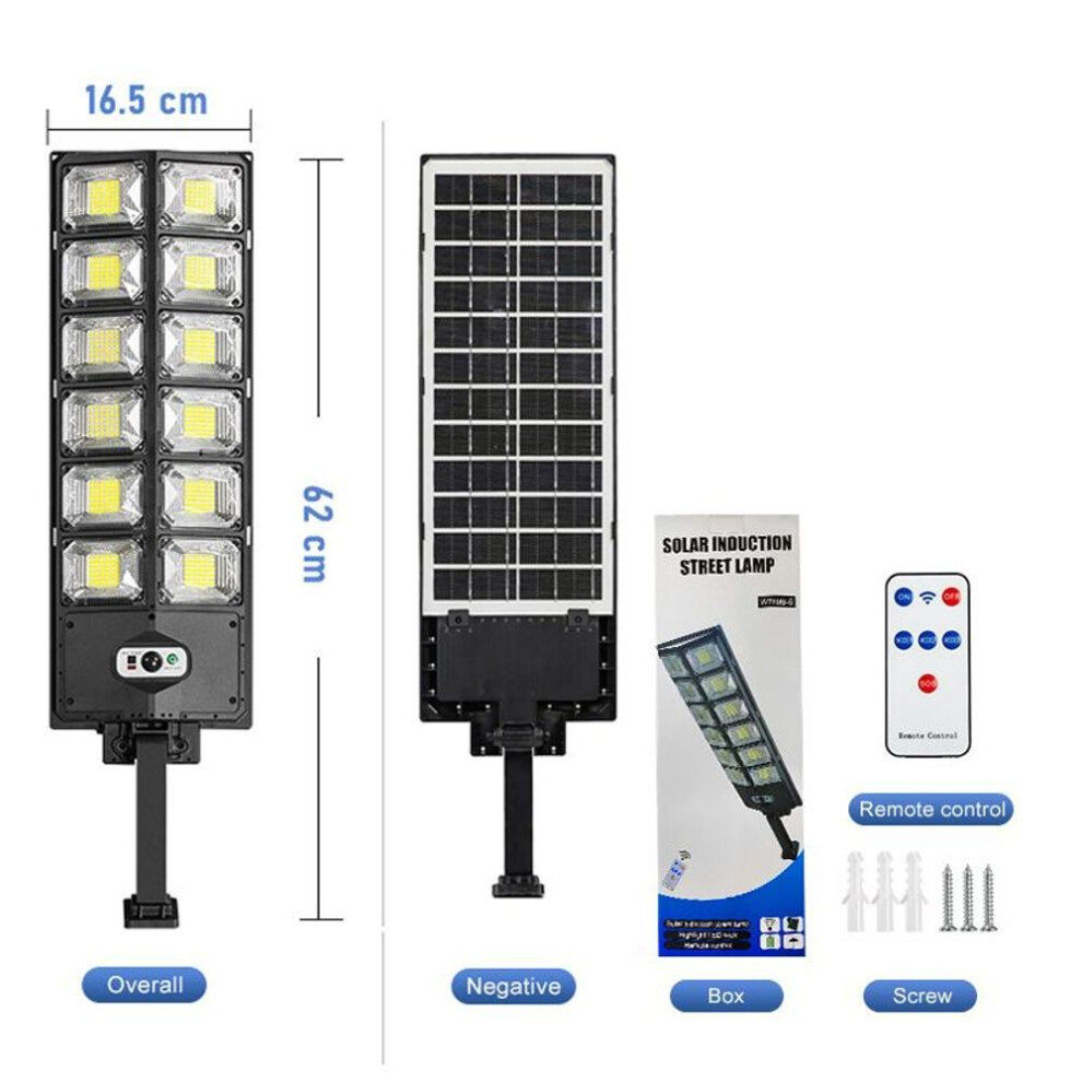 (Large) Solar Lights Outdoor External Solar Lamp With Motion Sensor Remote Control Solar Powered Spotlight Lamp Wall Street Lamp