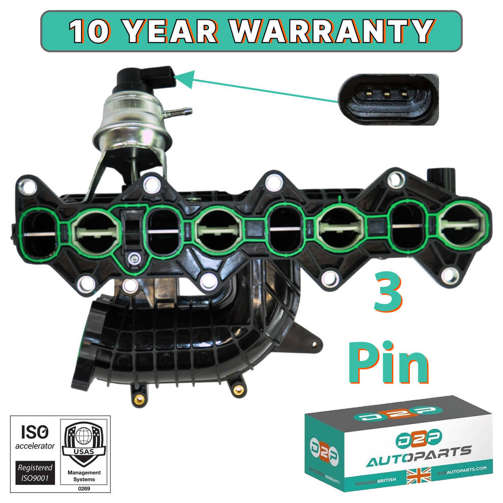 Intake Inlet Manifold And Gasket For Chevrolet Orlando Vauxhall Antara 2.2 Cdi Td A22dm Diesel 25193560 5060414646817