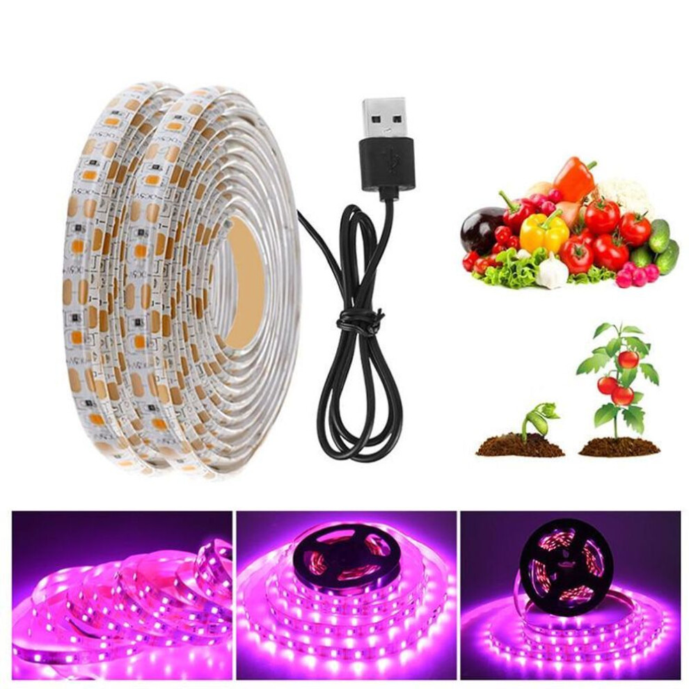 (as the picture, 3M) Full Spectrum LED Grow Light with USB