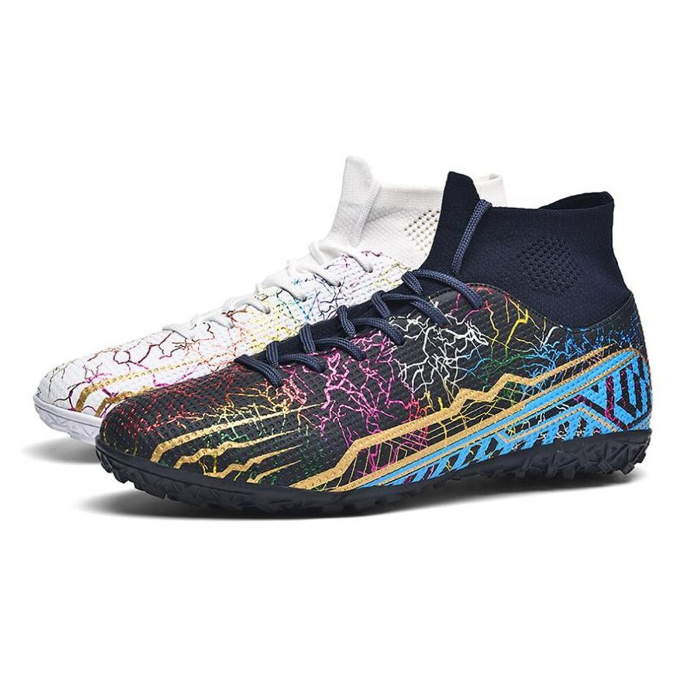 (as the picture, 40) 35-47 Unisex Football Boots High-size Football Shoes Short Nail Game Training Shoes Children Football Boots