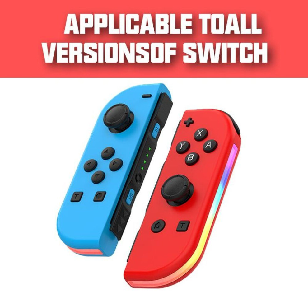 (blue,red) VILCORN JOY-2 Joypad for Nintendo Switch/Lite/Oled Joy L/R Cons for Zelda Switch Joystick with Dual Vibration Controller