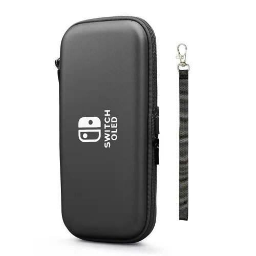 (black, Switch Oled Bag) DATA FROG Portable Carrying Case Compatible Nintendo Switch OLED Console Screen Protector for Switch Oled Clear Case Accessories