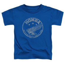 Trevco Sportswear HNDA135-TT-2 Honda Motorcycles Since 1948 Toddler Short Sleeve T-Shirt, Royal - Medium 3T