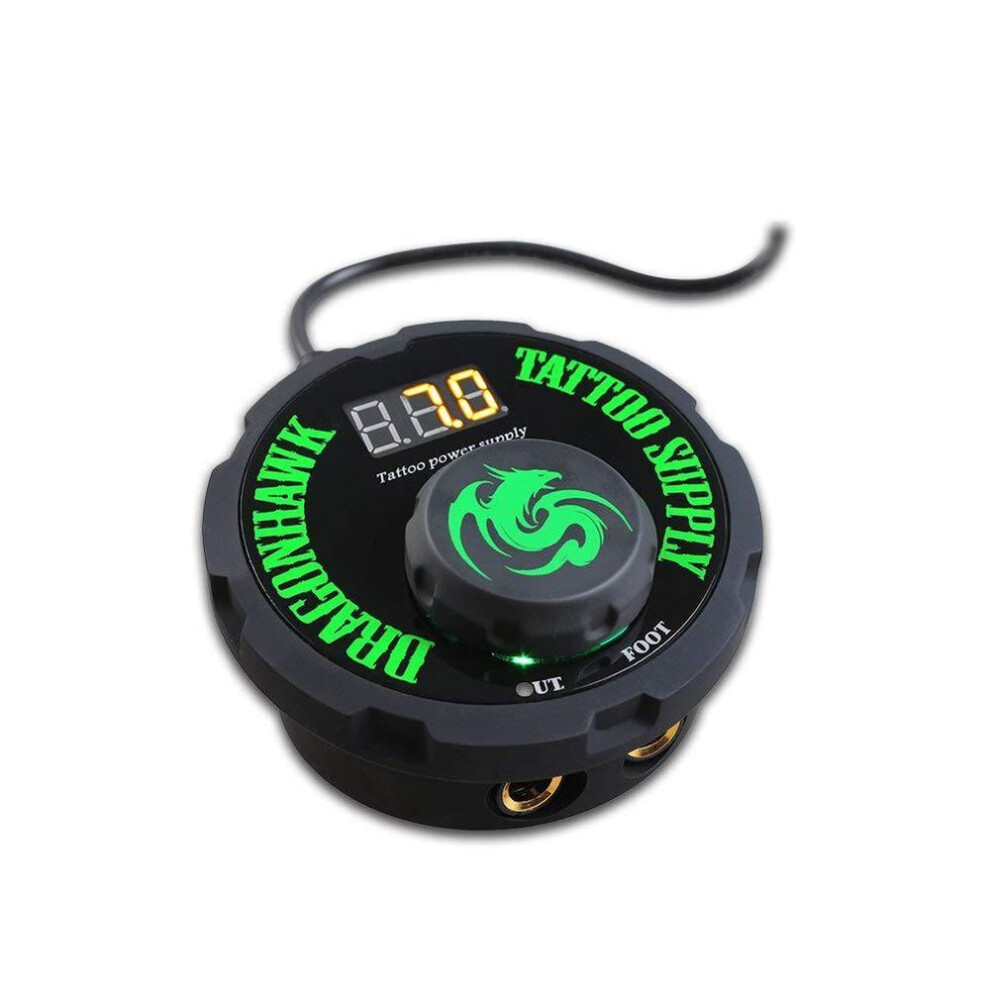 (US PLUG) Dragonhawk Airfoil Tattoo Power Supply For Tattoo Machine P087