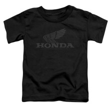 Trevco Sportswear HNDA115-KT-1 Honda Vintage Wing Toddler Short Sleeve T-Shirt, Black - Large 4T