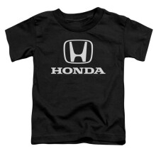 Trevco Sportswear HNDA105-TT-3 Honda Standard Logo Toddler Short Sleeve T-Shirt, Black - Large 4T