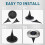 (Cold White) 12LED Solar Power Ground Lights Floor Decking Lawn 3