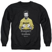 Trevco Sportswear NBC687-AS-3 House Humanity Adult Crewneck Sweatshirt, Black - Large