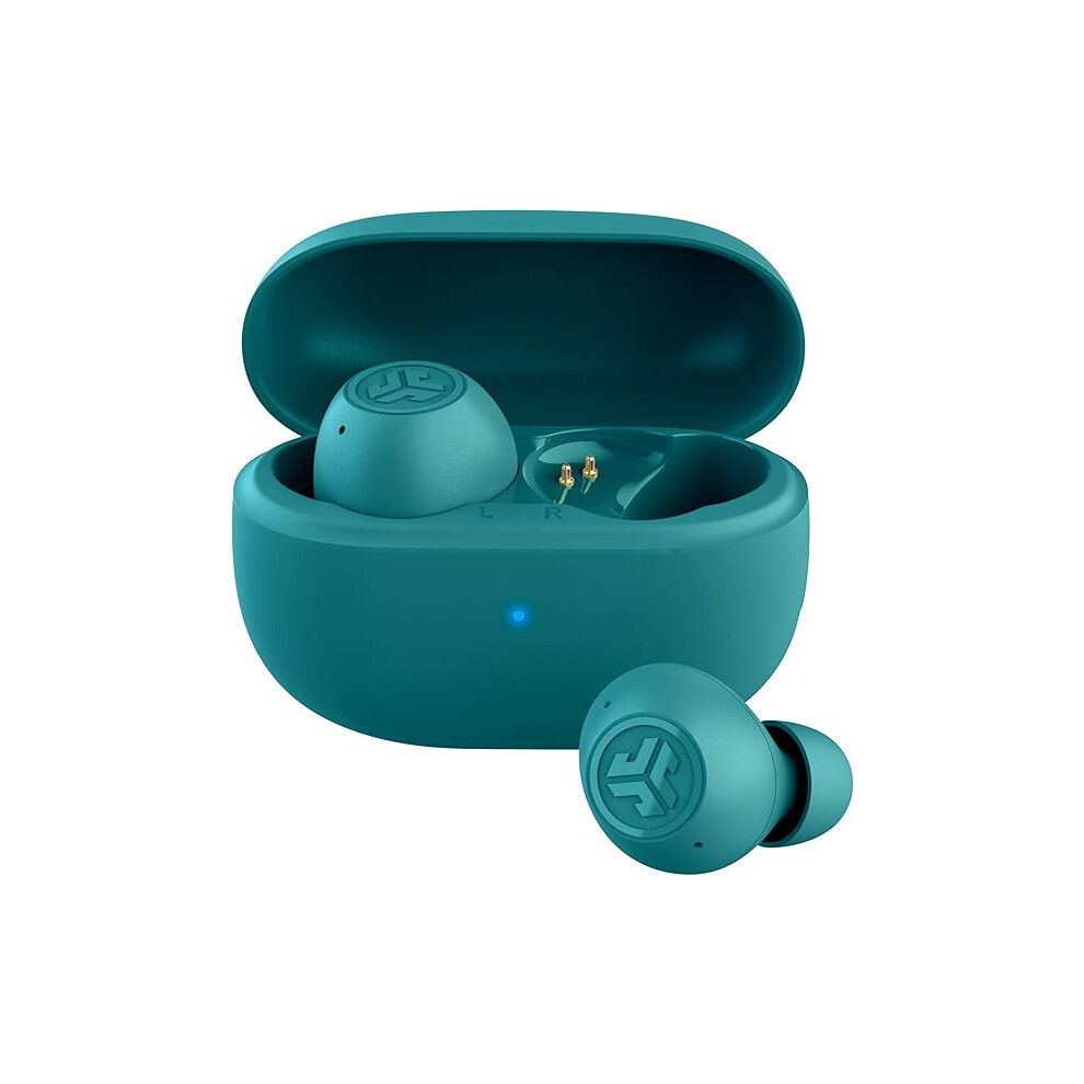 Jlab Go Pop Anc Active Noise Cancelling Earbuds, Bluetooth Earphones, 24+ Hr Playtime Wireless Headphones Teal 2025 Model