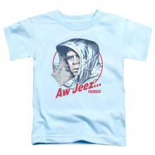 Trevco Sportswear MGM314-TT-1 Fargo AW Jeez Toddler Short Sleeve T-Shirt, Light Blue - Small 2T