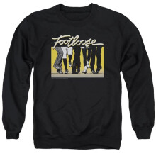 Trevco Sportswear PAR604-AS-4 Footloose Dance Party Adult Crewneck Sweatshirt, Black - Extra Large