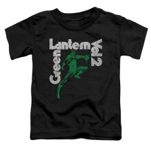 Trevco Sportswear JLA799-TT-2 Green Lantern Vol 2 Toddler Short Sleeve T-Shirt, Black - Medium 3T