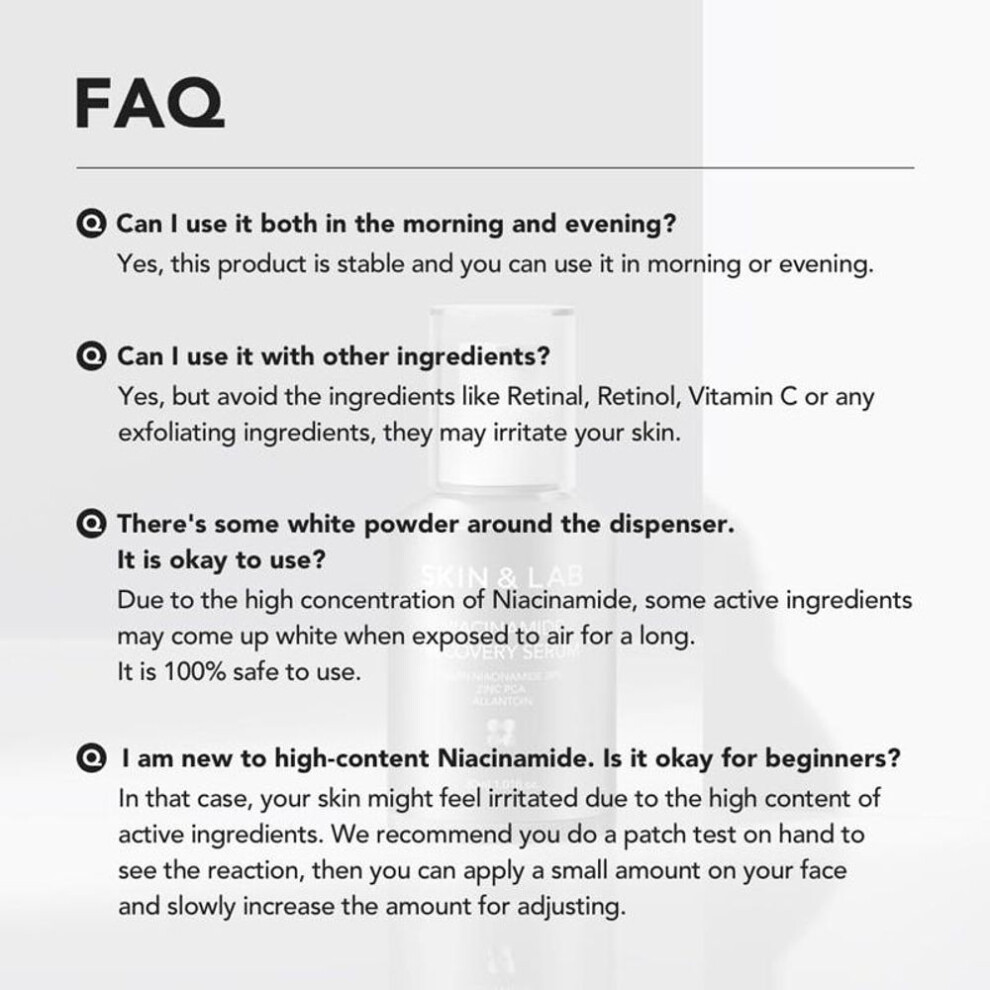 [SKIN&LAB] Niacinamide Recovery Serum 30ml
