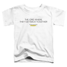 Trevco Sportswear WBT1164-TT-1 Friends The One with Reunion Toddler Short Sleeve T-Shirt, White - Small 2T