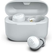 JLab Go Air Pop+ True Wireless Earbuds, In Ear Headphones, Bluetooth Earphones, 35H Playtime Ear Buds, Bluetooth Earbuds with Microphone Cloud White