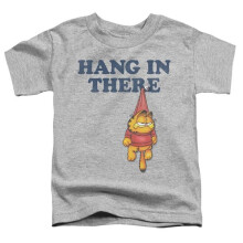 Trevco Sportswear GAR715-TT-2 Garfield Hang in There Toddler Short Sleeve T-Shirt, Athletic Heather - Medium 3T