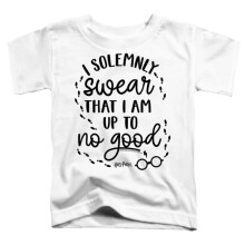 Trevco Sportswear HP8987-TT-3 Harry Potter Up to No Good 2 Toddler Short Sleeve T-Shirt, White - Large 4T