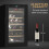 Homcom 24 Bottles Wine Fridge with Glass Door Digital Touch Screen Control LED Light 4