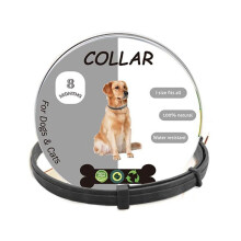 (Dog Black) 8 Month Protection Flea and Tick Collar Anti-mosquitoes Pet Supplies Chihuahua