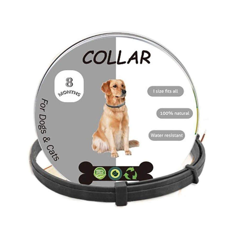 (Dog Black) 8 Month Protection Flea and Tick Collar Anti-mosquitoes Pet Supplies  Chihuahua