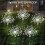 (Cold White) 2 Pack 120 LED Firework Solar Lights Outdoor Garden 7