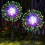 (Multicolor) 2 Pack 120 LED Firework Solar Lights Outdoor Garden 1