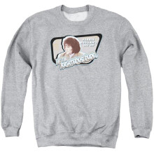 Trevco Sportswear PAR162-AS-3 Ferris Bueller Grace Adult Crewneck Sweatshirt, Athletic Heather - Large
