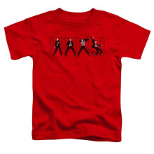 Trevco Sportswear ELV131-TT-1 Elvis Presley Jailhouse Rock Toddler Short Sleeve T-Shirt, Red - Small 2T