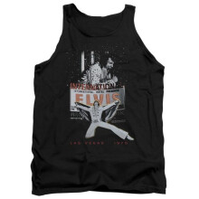Trevco Sportswear ELV157-TK-3 Elvis Presley Las Vegas Adult Tank Top, Black - Large