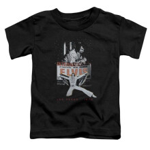 Trevco Sportswear ELV157-TT-3 Elvis Presley Las Vegas Toddler Short Sleeve T-Shirt, Black - Large 4T