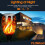 4PCS 12LED Flickering Flame-Style Garden Solar Lights 4