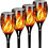 4PCS 12LED Flickering Flame-Style Garden Solar Lights 1