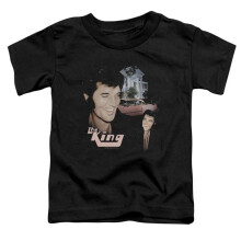 Trevco Sportswear ELV742-TT-2 Elvis Presley Home Sweet Home Toddler Short Sleeve T-Shirt, Black - Medium 3T