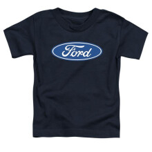 Trevco Sportswear FORD189-KT-1 Ford Dimensional Logo Toddler Short Sleeve T-Shirt, Navy - Large 4T
