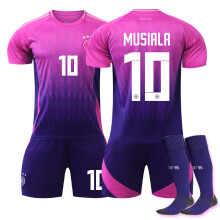 (S(165-170CM)) Comfortable 2425 Germany Away MUSIALA #10 Training Suit With Socks