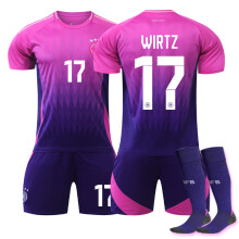 (22(120-130CM)) Comfortable 2425 Germany Away WIRTZ #17 Training Suit With Socks