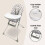 My Babiie MBHC1 Compact Highchair - Elephants 3