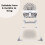 My Babiie MBHC1 Compact Highchair - Elephants 6