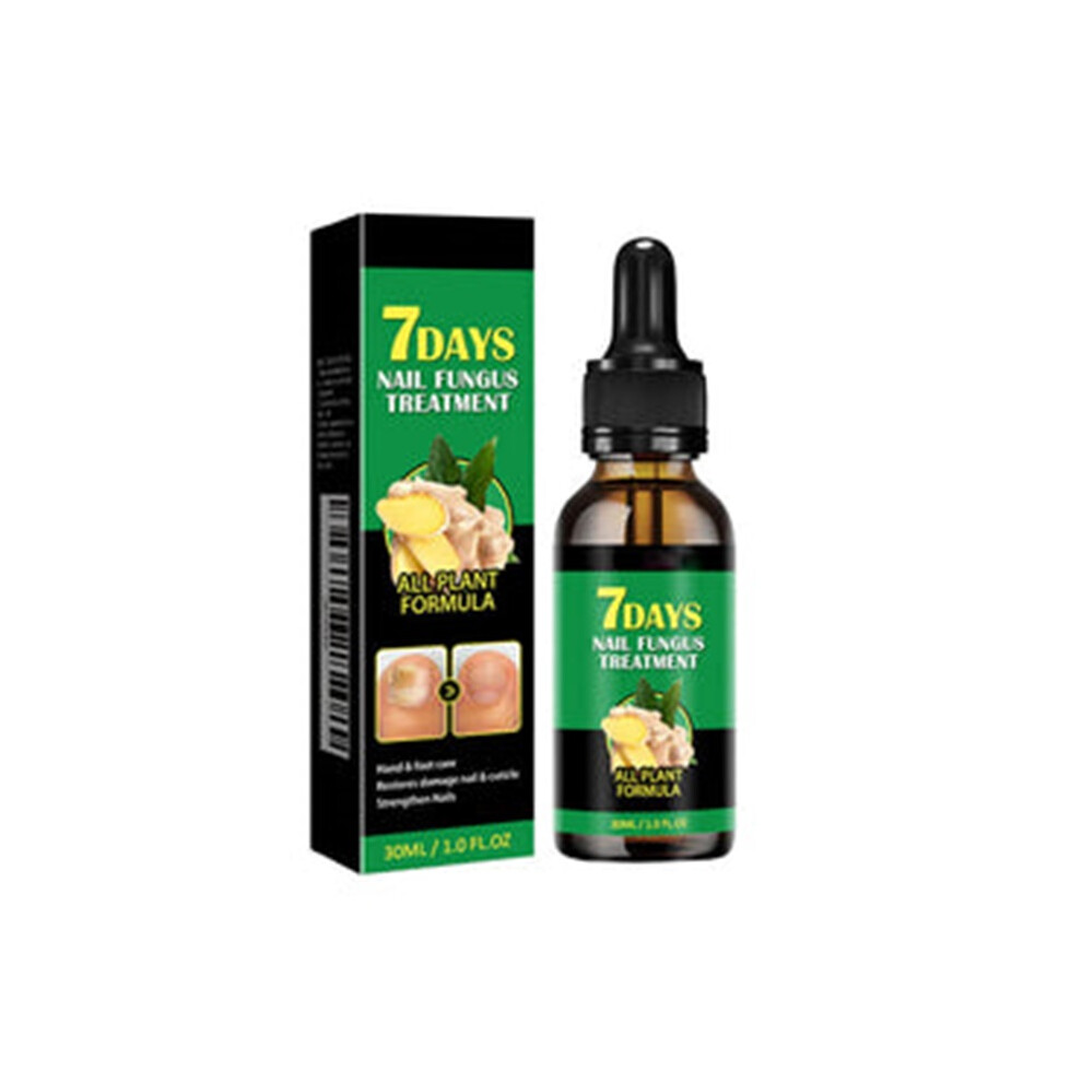Rowjow (1Pcs) 30Ml Nail Growth Serum Ginger Nail Treatment Nail Growth Repair Essential Oils Natural Safe Cuticle Care Oil