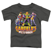 Trevco Sportswear GAR437-TT-3 Garfield Beyond Toddler Short Sleeve T-Shirt, Charcoal - Large 4T