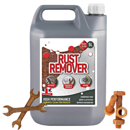 4 x 5L Rust Remover Solution Ready To Use Removes Rust 1