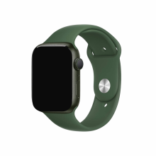 (42/44/45/49mm M/L, Green) For Apple Watch Silicone Sports Band Strap Series 10 9 8 7 6 5 4 3 SE SE 2