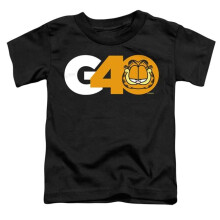 Trevco Sportswear GAR567-TT-3 Garfield G40 Toddler Short Sleeve T-Shirt, Black - Large 4T