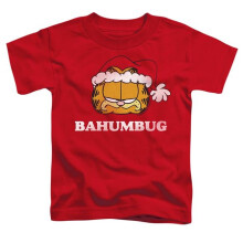 Trevco Sportswear GAR600-TT-2 Garfield Bahumbug Toddler Short Sleeve T-Shirt, Red - Medium 3T